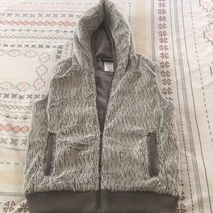Gray “fur” Patagonia vest